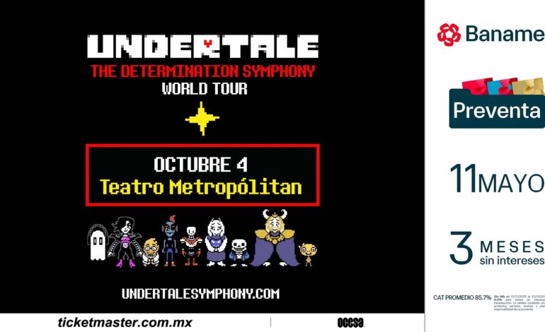 ¡Alerta Gamer! UNDERTALE llegará a México con una experiencia inmersiva