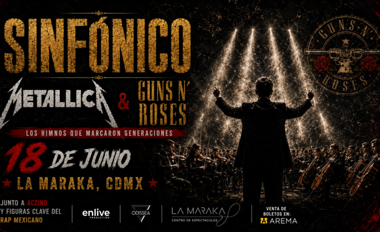 Esta semana llega a la CDMX el tributo sinfónico a Metallica y Guns N’ Roses