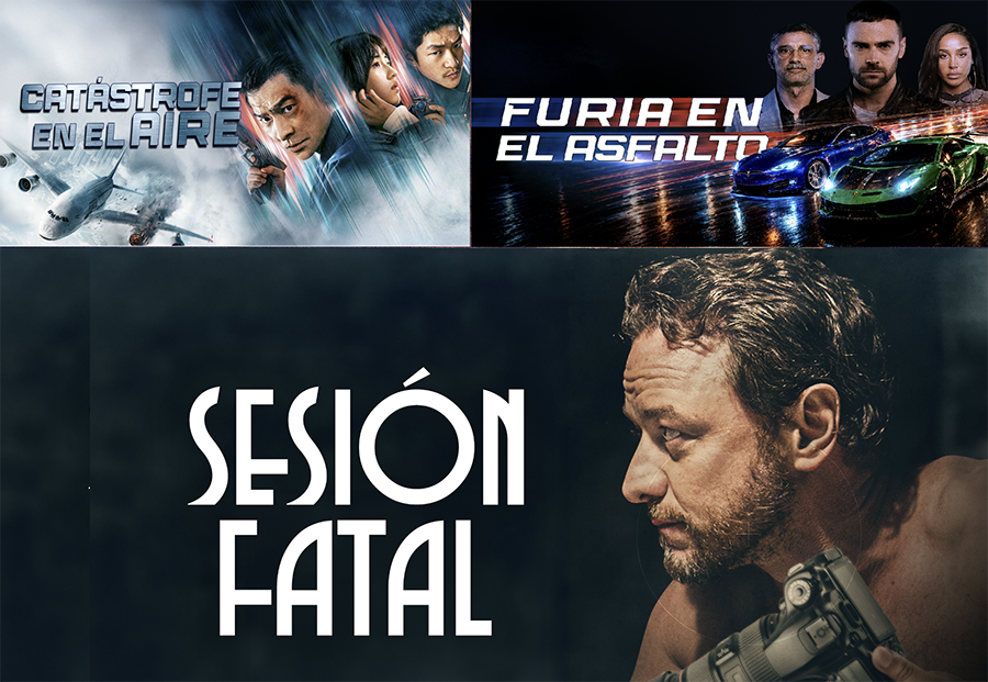 Junio de alto voltaje en Adrenalina Pura+ con los estrenos de Furia en el asfalto, Sesión fatal y Catástrofe en el aire