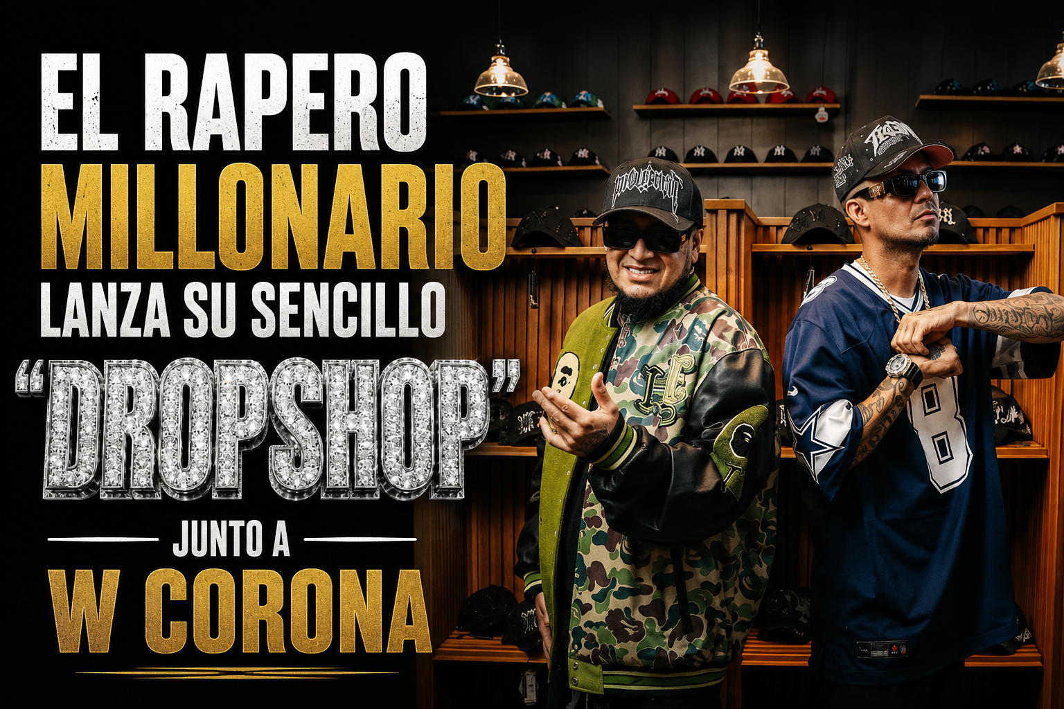 El rapero Millonario lanza su sencillo “Dropshop” junto a W Corona