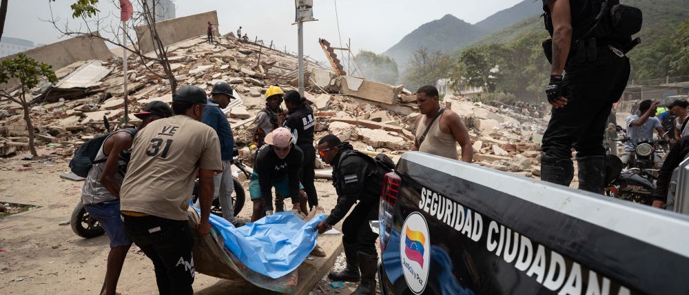 Sube cifra de muertos a 188 en Venezuela y miles de damnificados tras fuertes terremotos