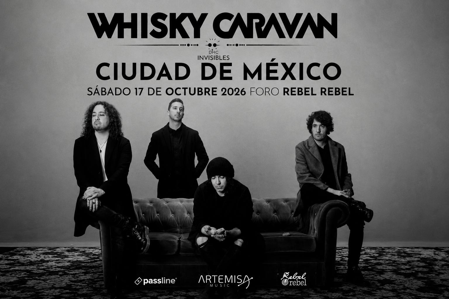 Whisky Caravan lanza su sencillo «El Predicador» y anuncia concierto en México en octubre