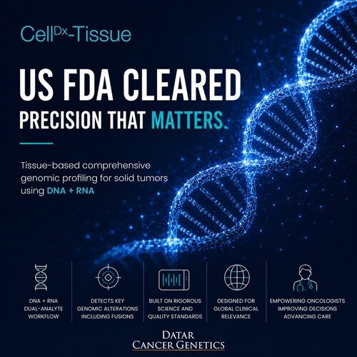 Theranomics integra en México CellDx-Tissue, perfil tumoral molecular de Datar Cancer Genetics autorizado por la FDA