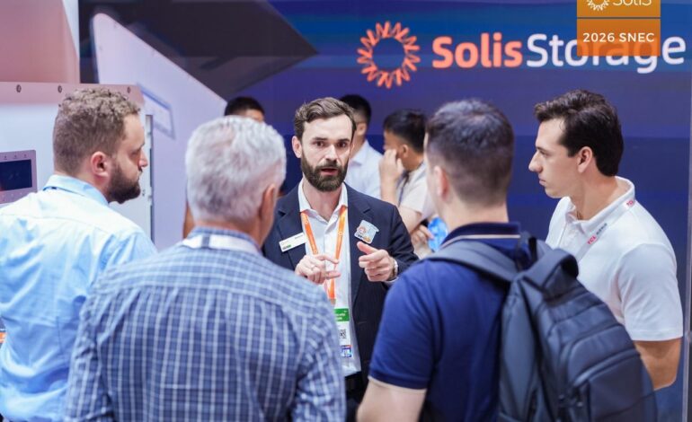 SOLIS PRESENTA SU PORTAFOLIO DE ALMACENAMIENTO PARA TODOS LOS ESCENARIOS EN SNEC PV+ 2026