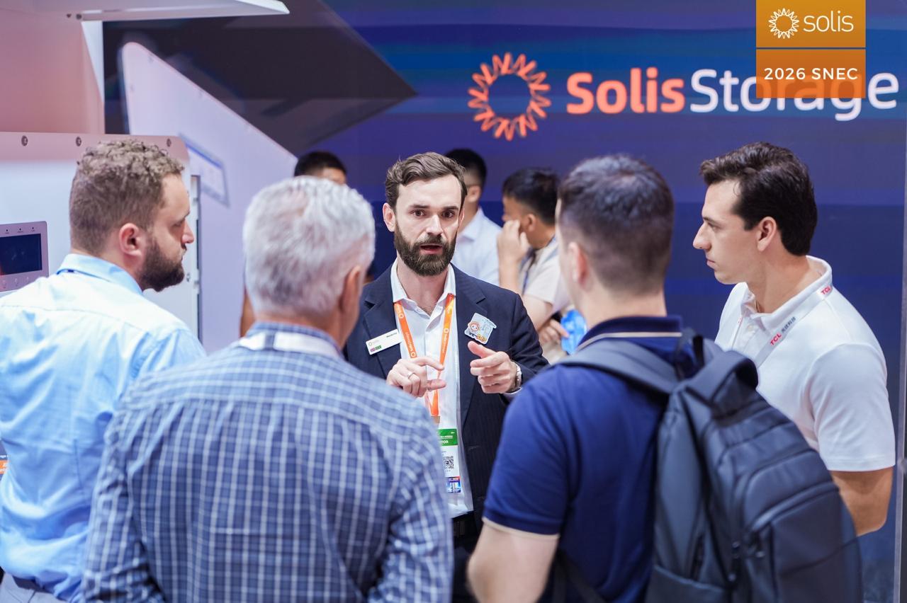 SOLIS PRESENTA SU PORTAFOLIO DE ALMACENAMIENTO PARA TODOS LOS ESCENARIOS EN SNEC PV+ 2026