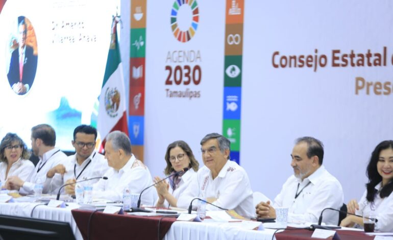 Américo Villarreal presenta avances de la Agenda 2030; Tamaulipas recibe reconocimiento internacional