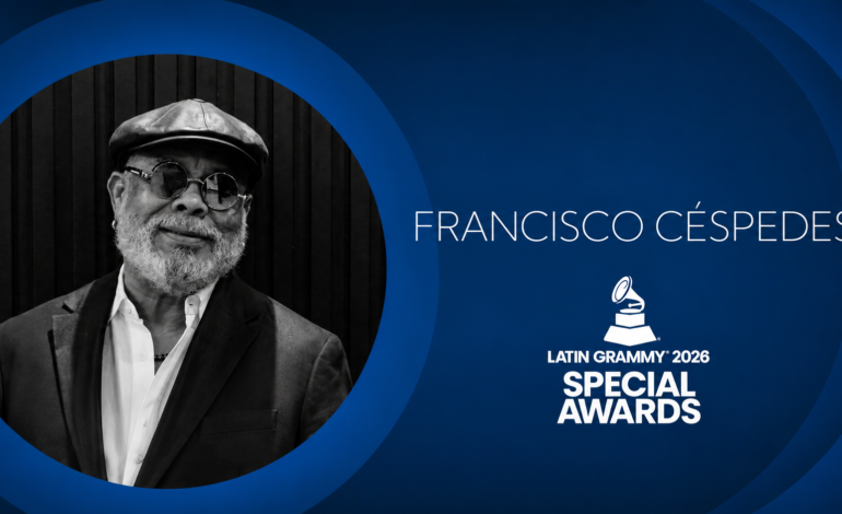 Francisco Céspedes será reconocido con el Latin GRAMMY Special Award 2026 por su extraordinaria trayectoria
