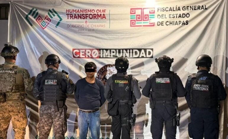 Cae en Chiapas el salvadoreño «El Misterio», líder de la pandilla MS-13; era buscado por homicidio y violación