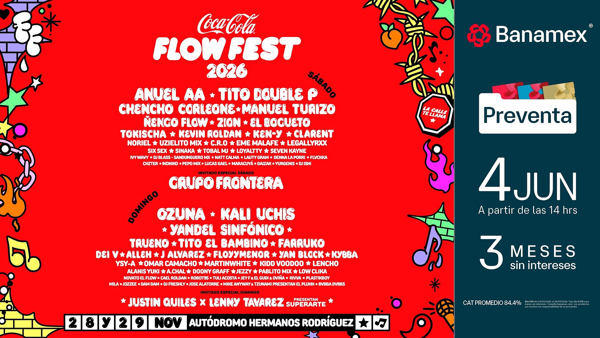 ¡Coca-Cola Flow Fest regresa para desatar el máximo flow!