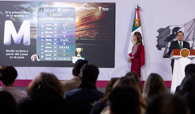 Becas para el Bienestar generan igualdad e impulsan a las niñas y niños a estudiar; benefician a 12.8 millones de estudiantes: Presidenta