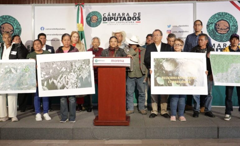 Acompaña Rufina Benítez denuncia ciudadana por contaminación con descargas residuales en la Presa El Batán, Querétaro