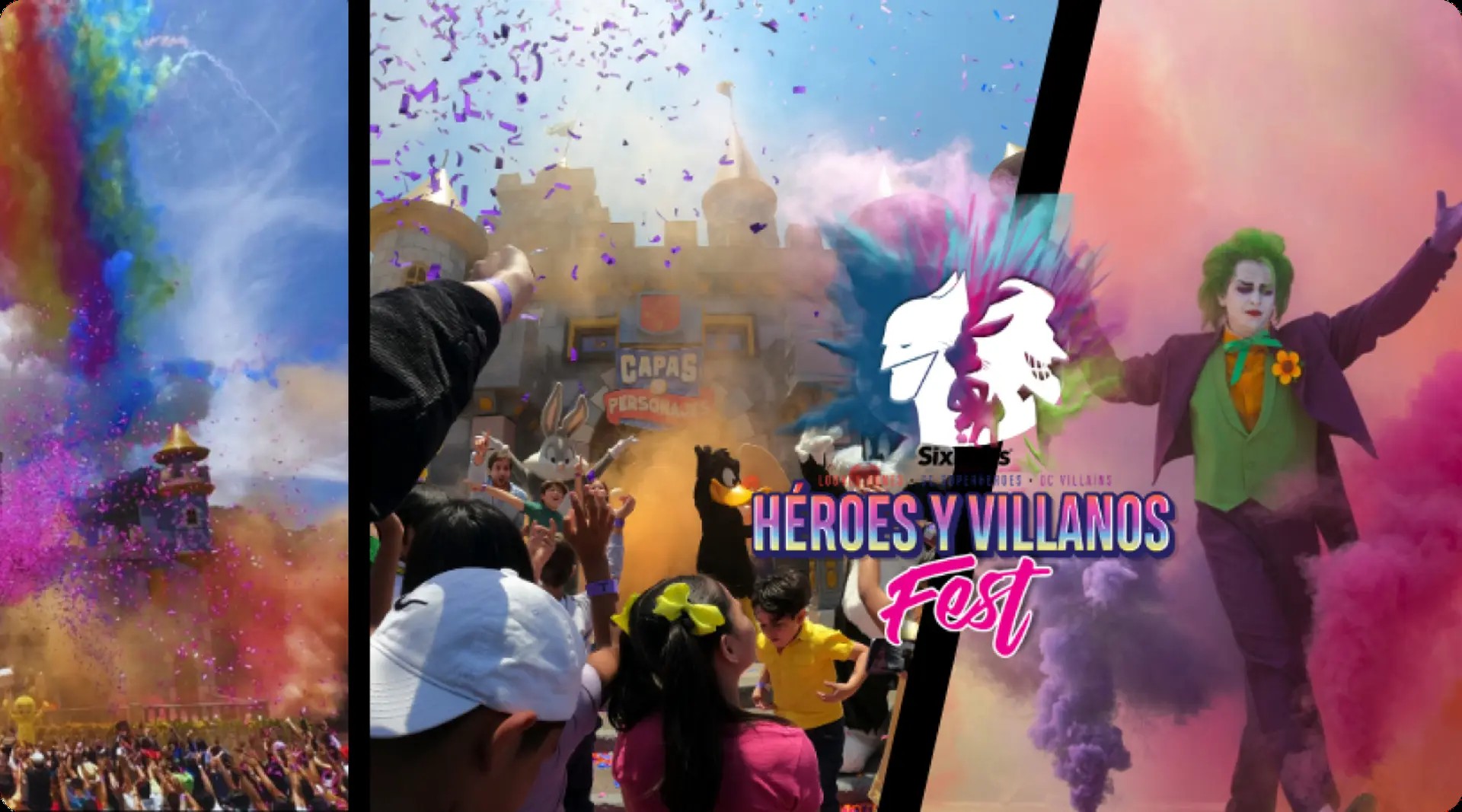 ¿Aún no tienes plan este verano? Vive la aventura en Héroes y Villanos Fest de Six Flags México