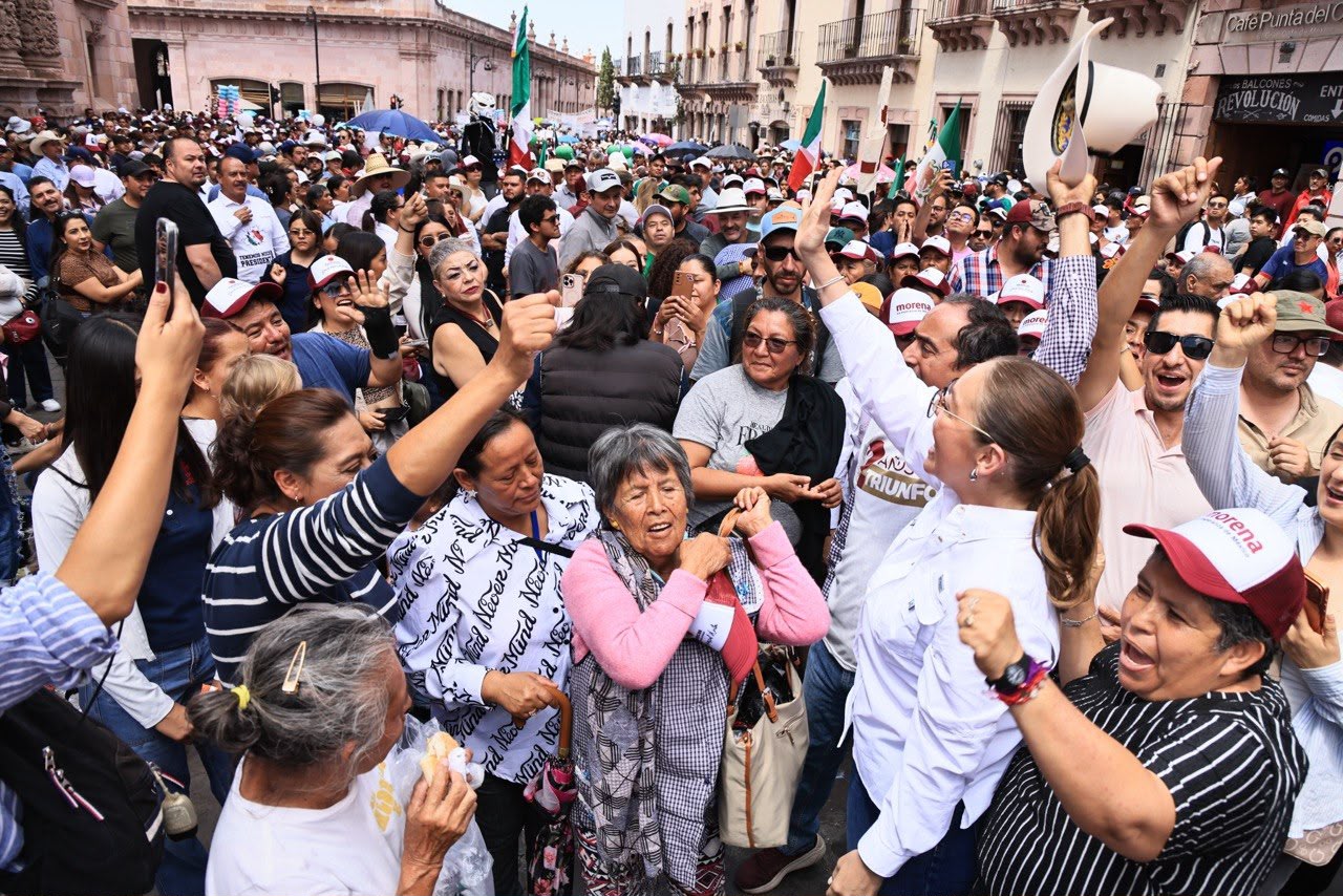 Vero Díaz obtiene la máxima calificación en medición de TResearch y encabeza las preferencias entre aspirantes de Morena en Zacatecas