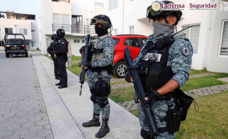 Detienen a seis presuntos miembros de “La Empresa” durante operativo contra la extorsión en Morelos