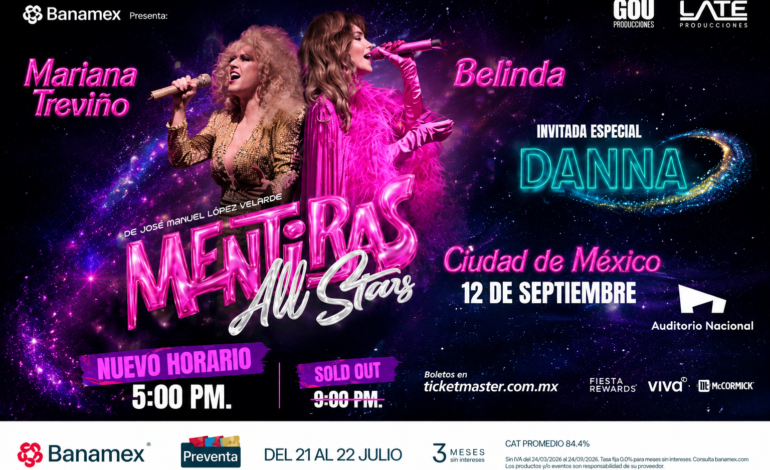 Mentiras All Stars hace sold out y anuncia nueva función en el Auditorio Nacional