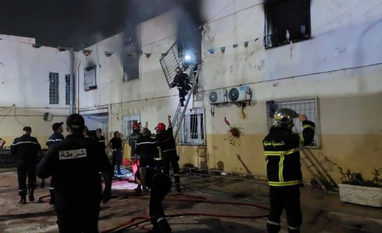 Tragedia en Argelia: incendio en fundación deja 11 niños muertos y 19 heridos