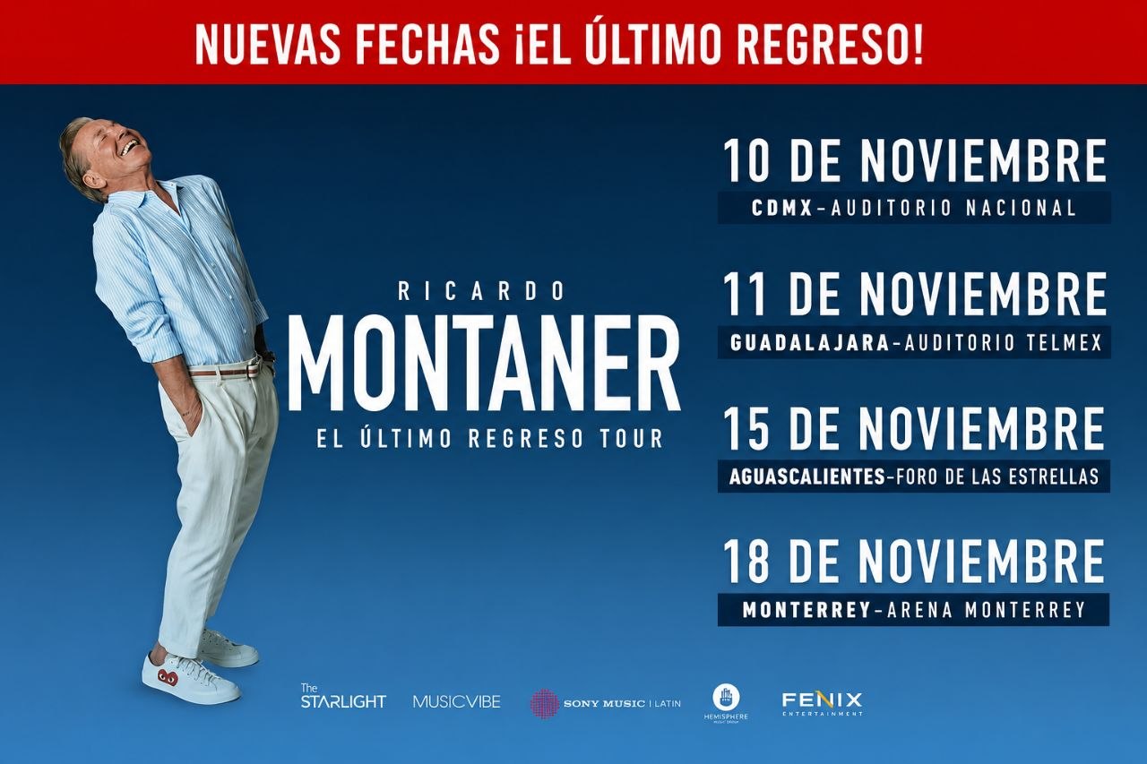 Ricardo Montaner regresa a México con nuevas fechas de “El Último Regreso”