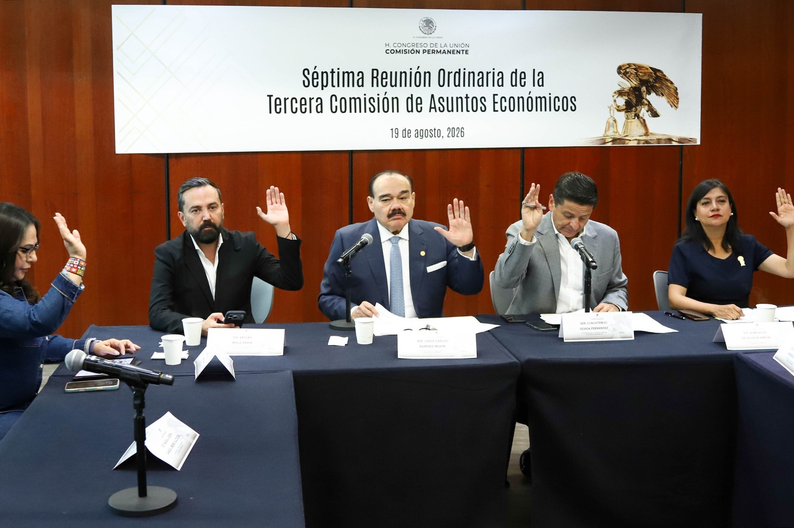 La Comisión de Asuntos Económicos de la Permanente clausuró sus trabajos del segundo receso del segundo año de ejercicio