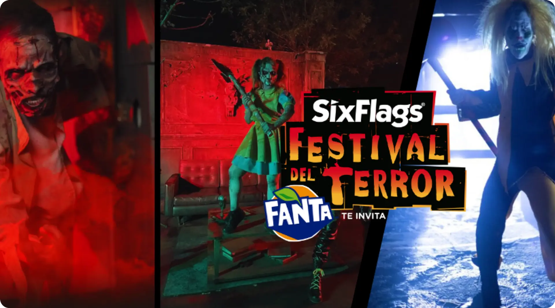 Terror, espectáculos y montañas rusas: así será el Festival del Terror en Six Flags México