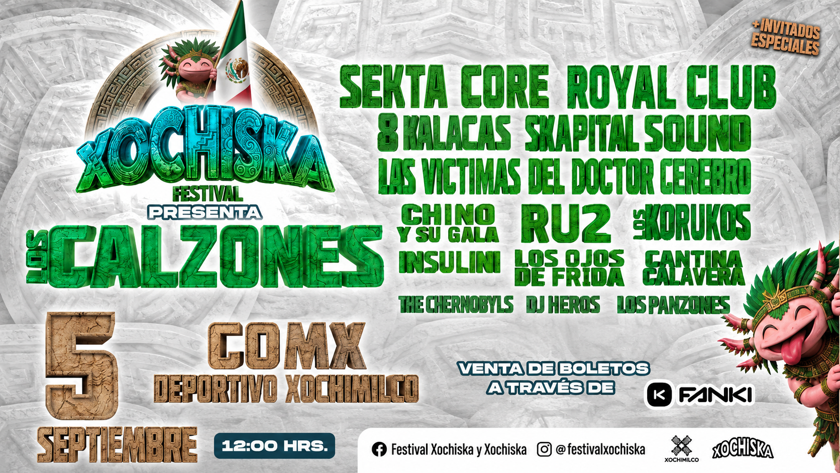 El ska retumbará en Xochimilco con el Festival Xochiska 2026