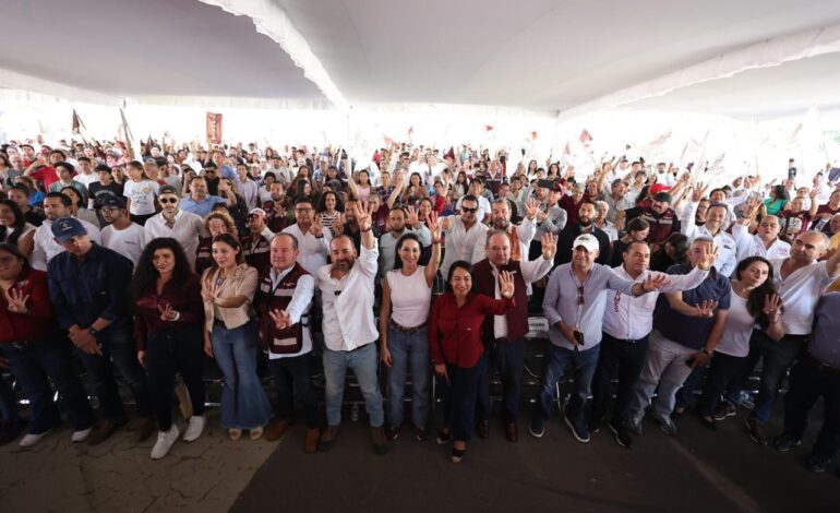 En unidad, morenistas cierran filas con Claudia Sheinbaum y defienden la soberanía de México