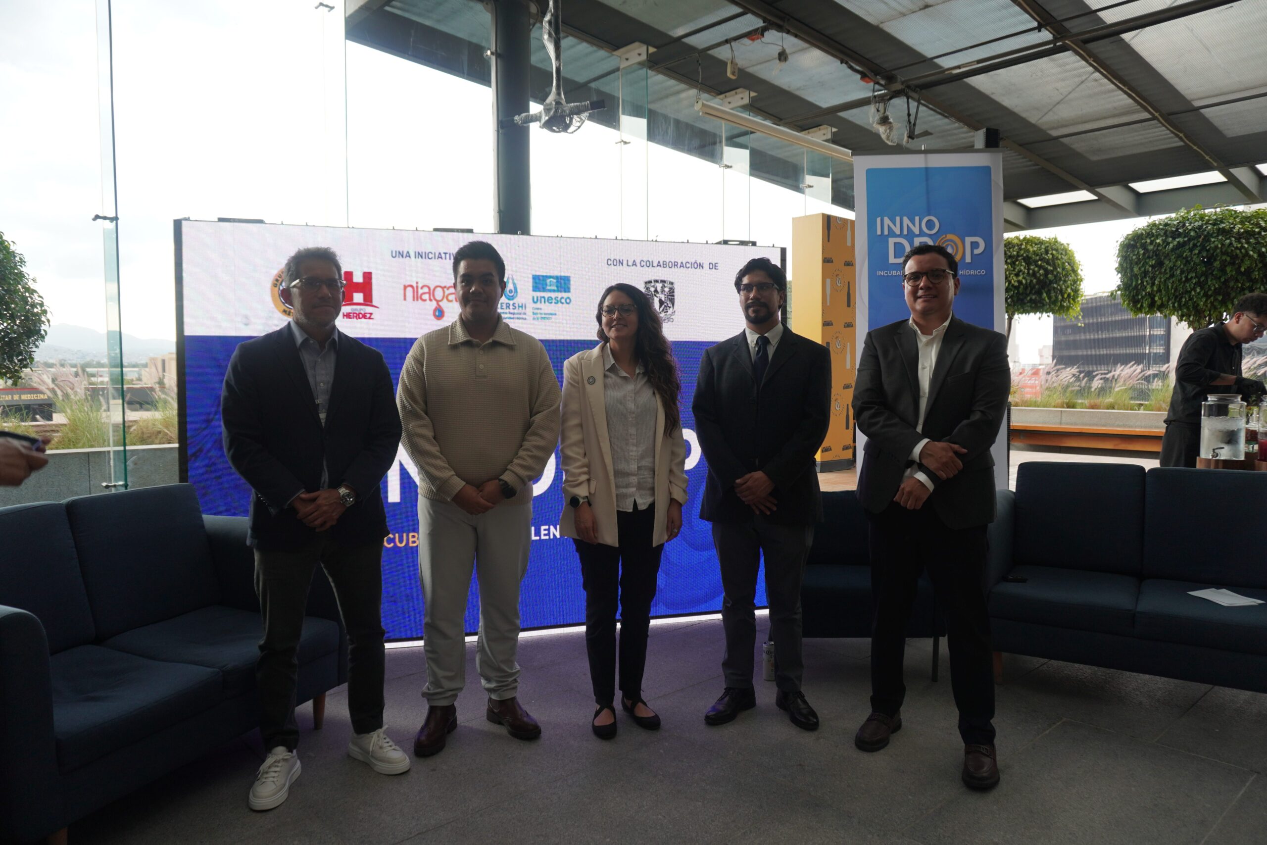 Buscan talento hídrico con INNODROP: Grupo Modelo, Centro UNESCO, Grupo Herdez, Niagara Bottling México y la UNAM