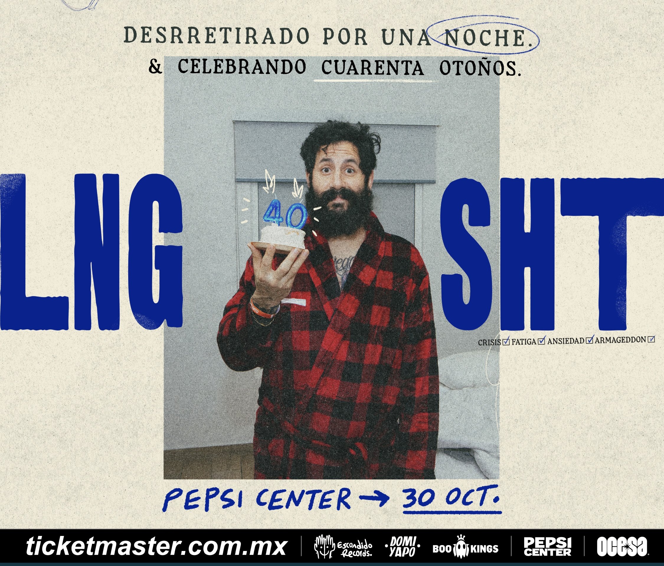 Lng/SHT sale del retiro por una noche para celebrar sus 40 años en el Pepsi Center