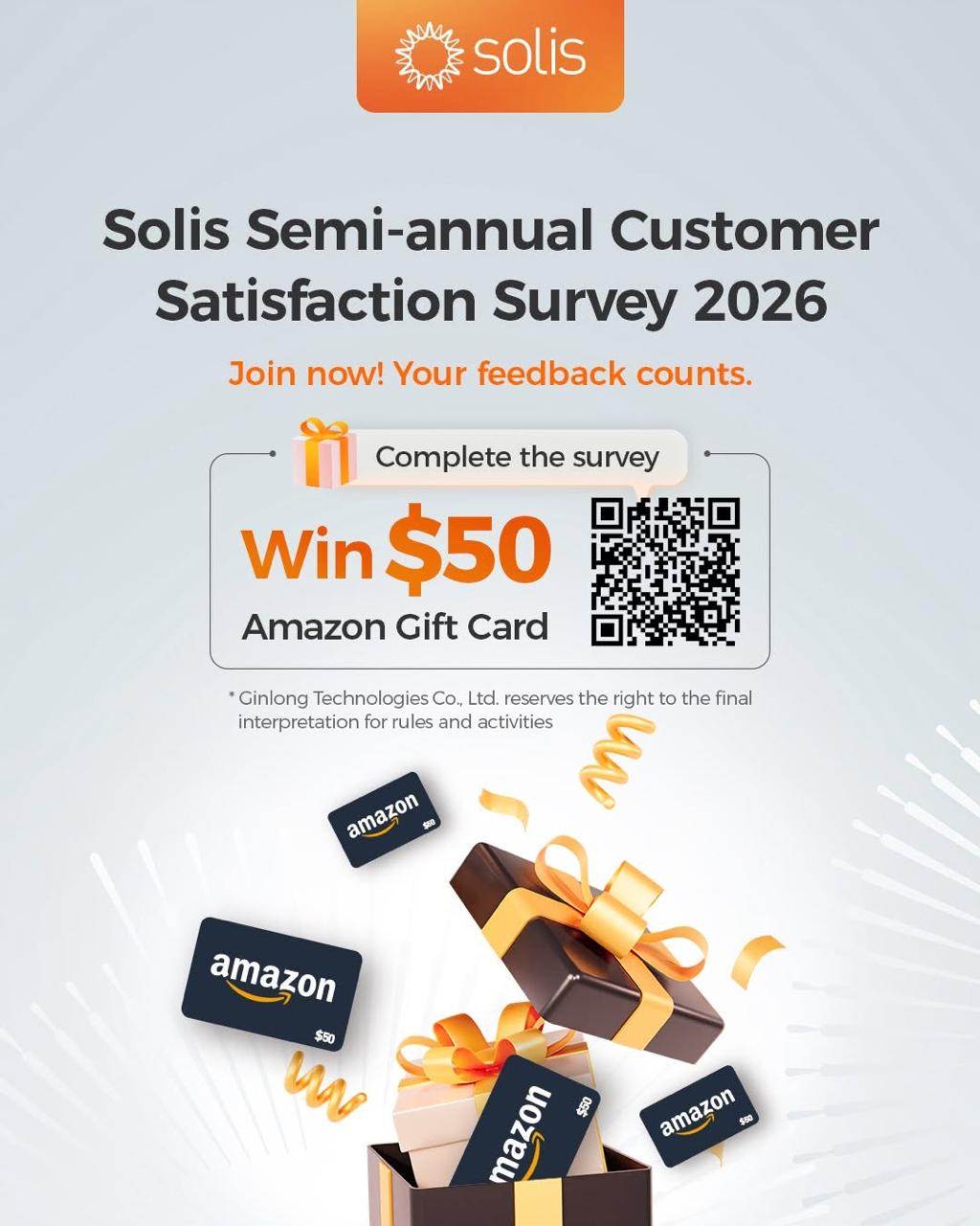 Solis invita a participar en la Encuesta de Satisfacción del Cliente H1 2026