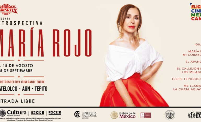 Cinema Tepito presenta la Retrospectiva María Rojo e inaugura el Reconocimiento Changarro de Barrio a la Trayectoria Fílmica