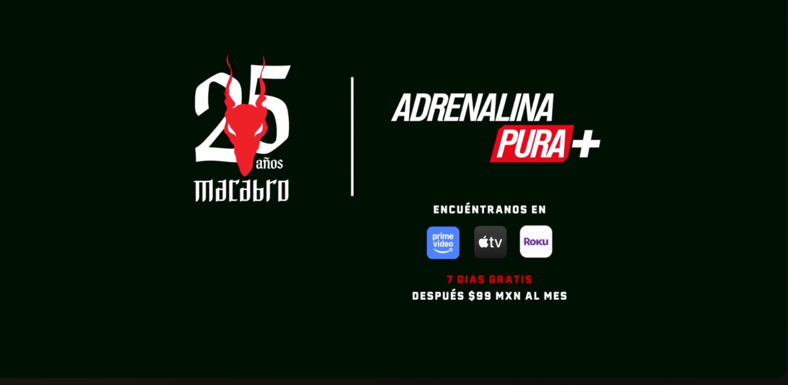 ¡La adrenalina del horror nos une! Macabro y Adrenalina Pura+ se alían para celebrar al cine perturbador que nos encanta