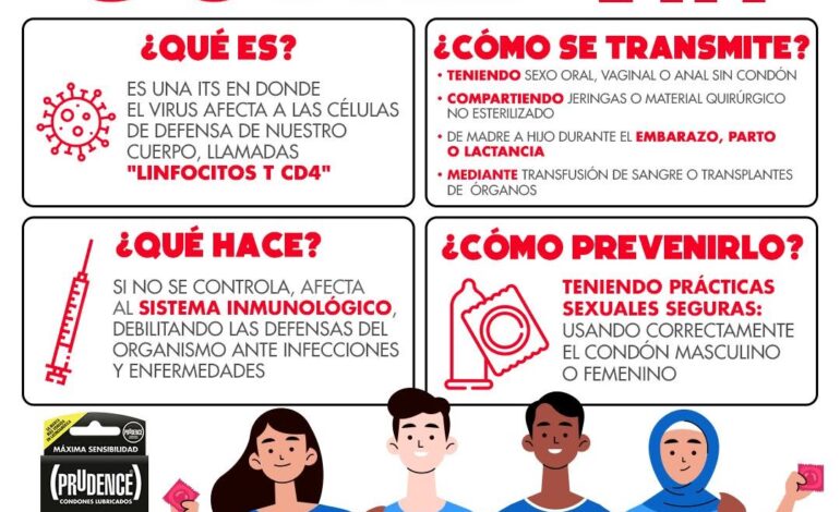 Prudence llama a reforzar la prevención y detección oportuna del VIH en México