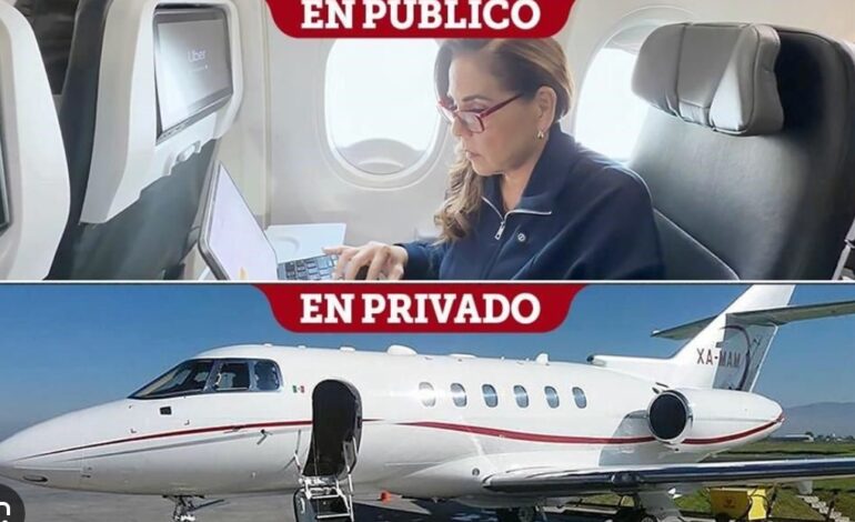 Mara Lezama, Gino Segura y Ana Paty Peralta suman más de 97 vuelos privados según Reforma, ¿cuál austeridad?