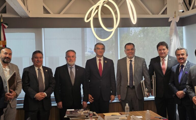 Américo Villarreal impulsa agenda con CANACAR y CONCAMIN para fortalecer la competitividad de Tamaulipas