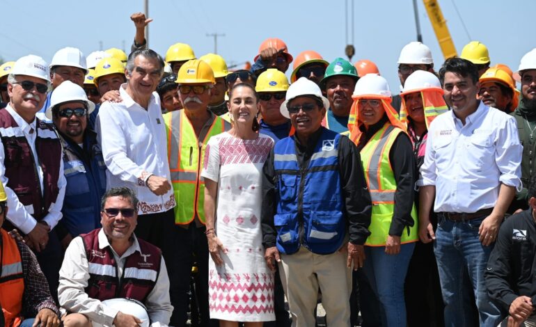 Sheinbaum y Américo apuntalan a Tamaulipas como eje logístico y energético de México
