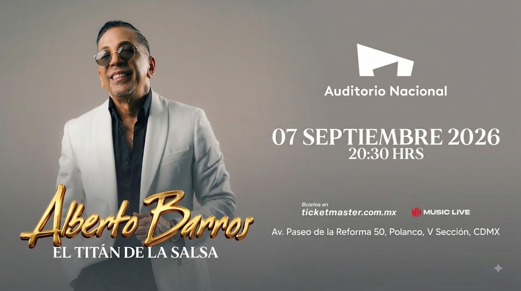 Alberto Barros llevará el pulso de Colombia al Auditorio Nacional en septiembre