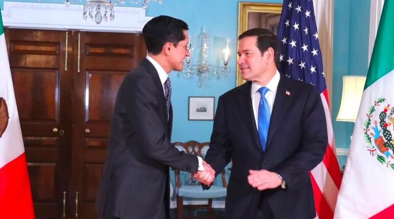 Exige Marco Rubio acciones decisivas contra cárteles; México demanda cooperación sin subordinación