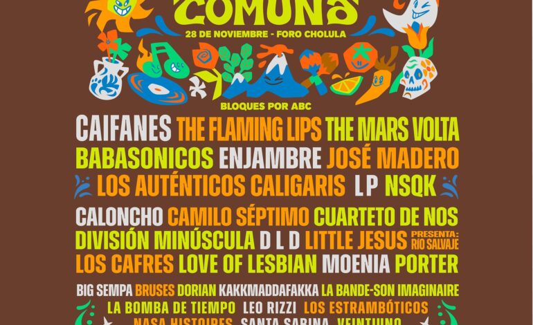 Tecate Comuna 2026 anuncia cartel para su edición del 28 de noviembre