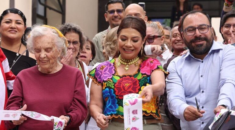 De abandono a esperanza: Así es la Utopía ‘Elena Poniatowska Amor’ inaugurada por Clara Brugada en Coyoacán