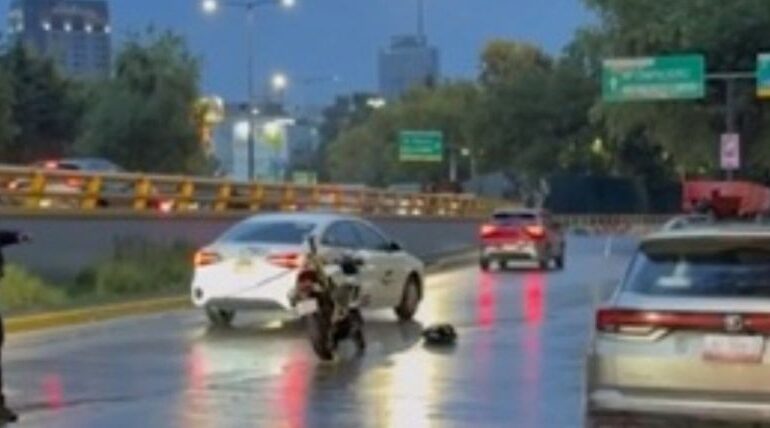 muere pasajero moto app condesa 13 1000x428