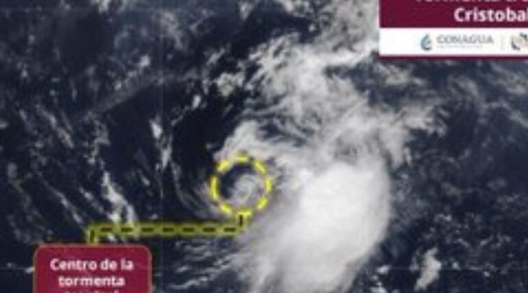 se forma la tormenta tropical cristobal en el atlantico no representa peligro para mexico smn 13 1000x428