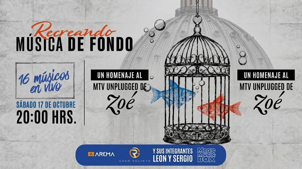 “Recreando música de fondo” rendirá un homenaje sinfónico a Zoé en gran recinto