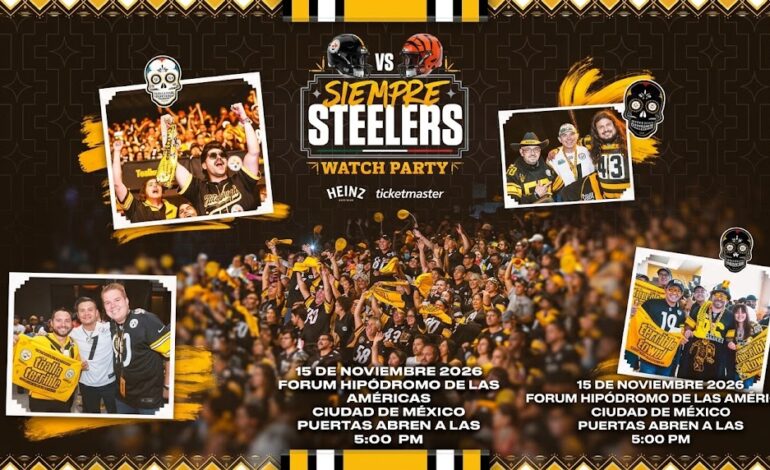 #Siempresteelers Watch Party regresa a México con el emocionante clásico vs Bengals