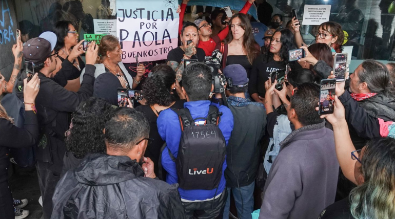 Fiscalía estudia la clasificación del caso Paola Buenrostro tras protesta