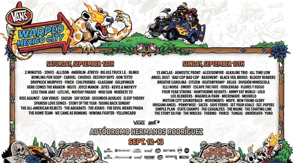Warped Tour vuelve a México: diez años después, el ruido regresa