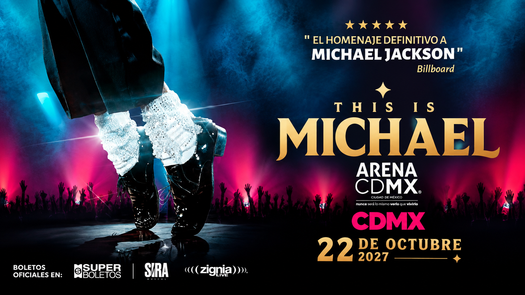 This Is Michael agota la Arena CDMX y anuncia regreso para 2027