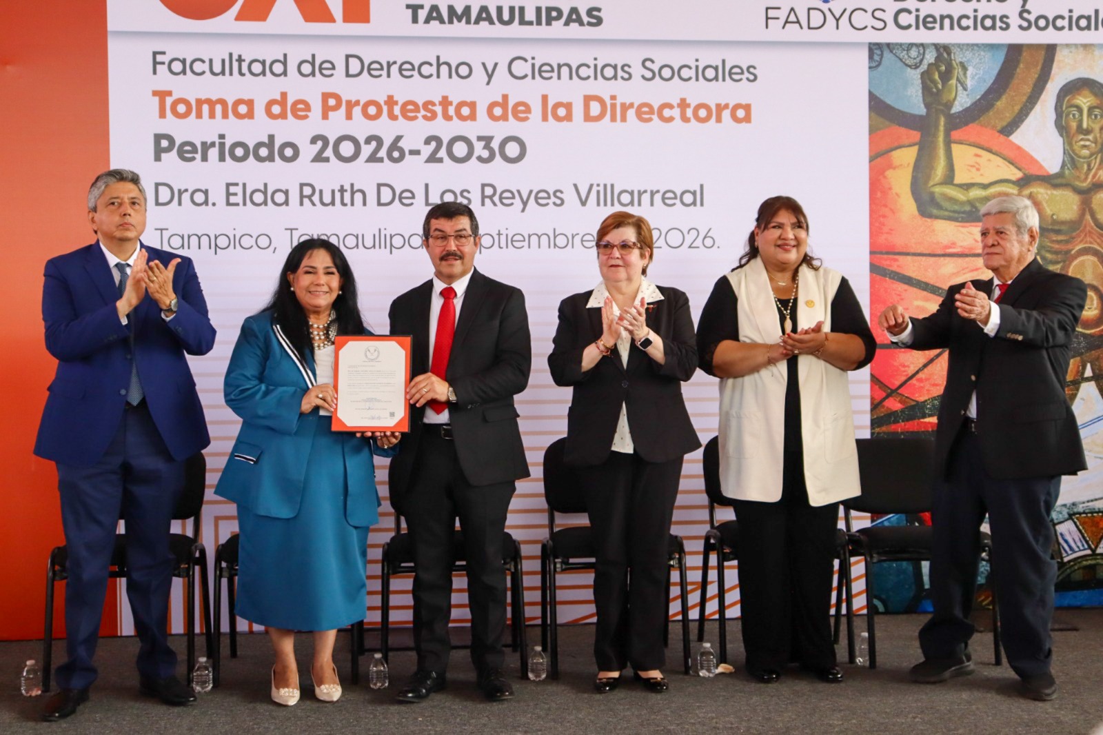 Fortalece Dámaso Anaya la FADYCS-UAT con la toma de protesta de Elda Ruth de los Reyes y la apertura de nueva infraestructura