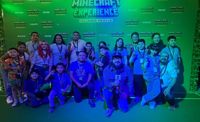 Minecraft Experience: Villager Rescue recibió a 21 niñas y niños del Teletón para vivir una aventura interactiva en el universo de Minecraft