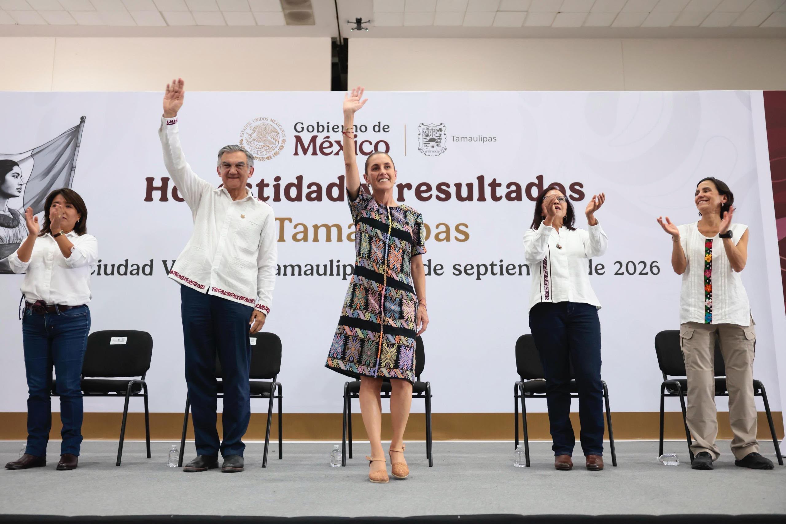 Sheinbaum destaca avances en la transformación de Tamaulipas y reafirma coordinación con Américo Villarreal