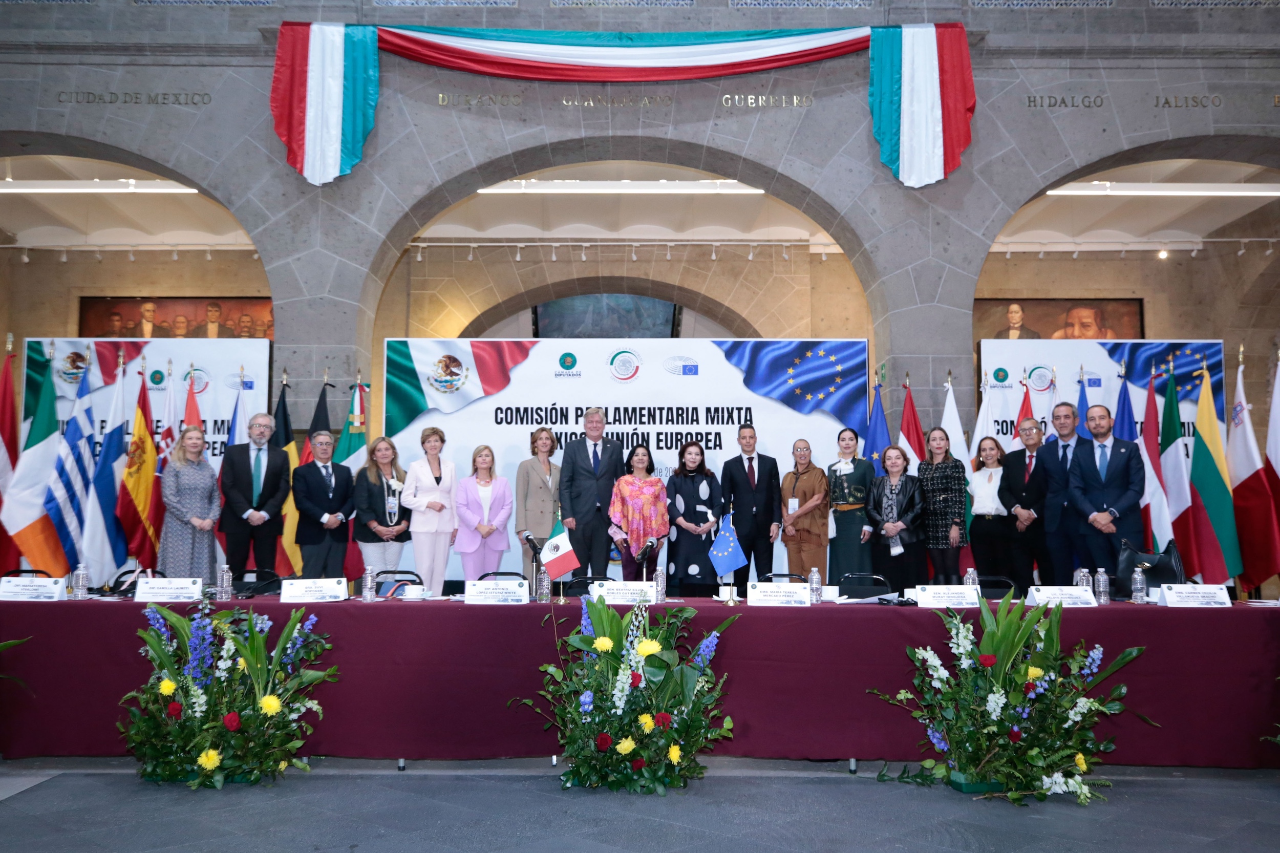 Senadores mexicanos y eurodiputados externan su preocupación por tensiones geopolíticas