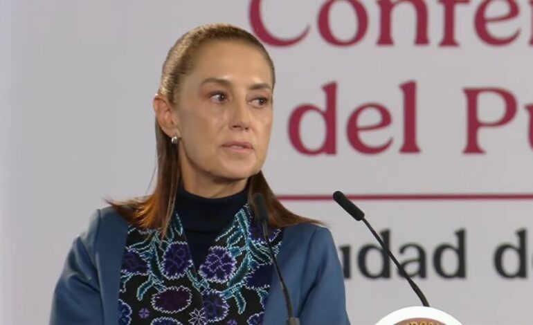 «Tenemos buena relación»: Sheinbaum minimiza que Trump considere a México epicentro de los cárteles